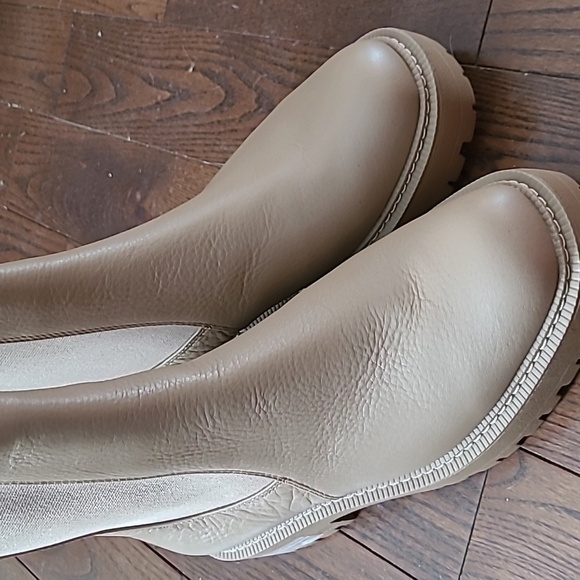 NEW Sam Edelman Women's Tan Chelsea Boots Size 9 leather upper - Picture 12 of 16